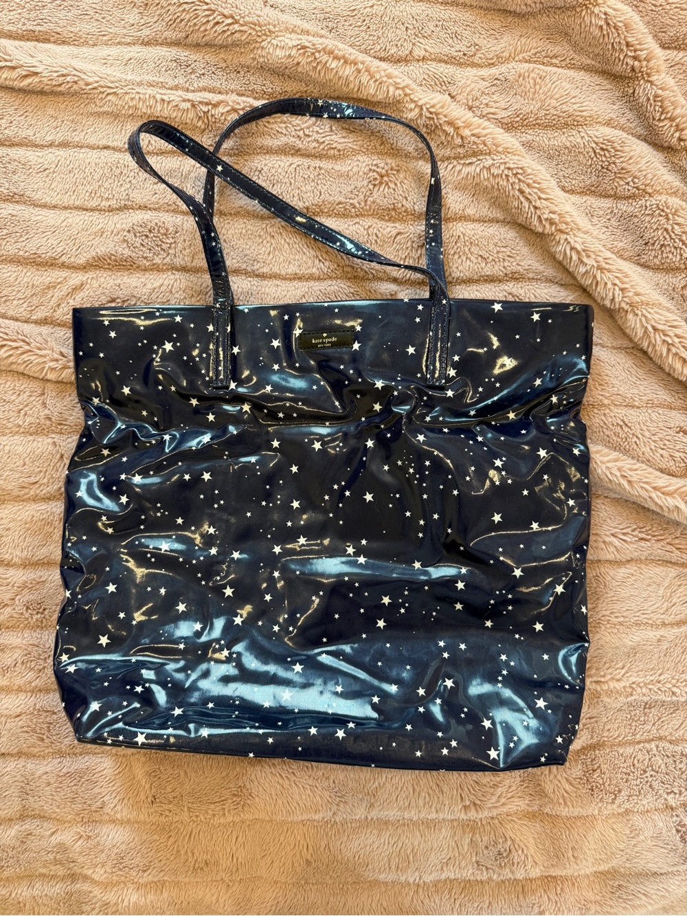 Kate Spade Blue Starry Tote - Picture 1 of 5